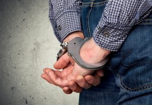 Man in handcuffs
